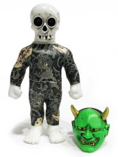 画像1: Hannya Mask Irezumi Dokuro Man GREEN (1)