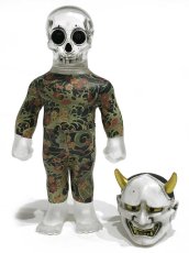 画像1: Hannya Mask Irezumi Dokuro Man WHITE (1)