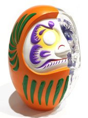 画像2: DARUMA SKULL X-RAY FULL COLOR ORANGE (2)