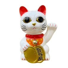 画像1: BOBBLING HEAD LUCKY CAT FULL COLOR WHITE III Ver.[名入れサービス] (1)