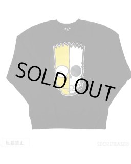 美品 L 黒 Tシャツ 刺繍 ザシンプソンズ × シークレットベース ×アトモス THE SIMPSONS x SECRET BASE x atmos BART X-RAY TEE (Black