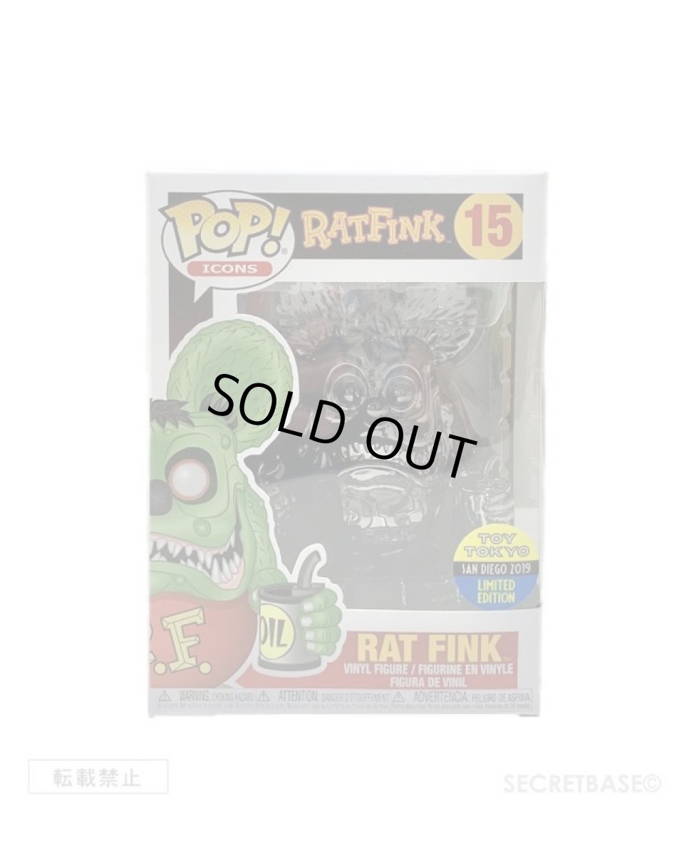 画像2: Funko Pop RAT FINK - Chrome Black Ver. [Toytokyo Limited] (2)