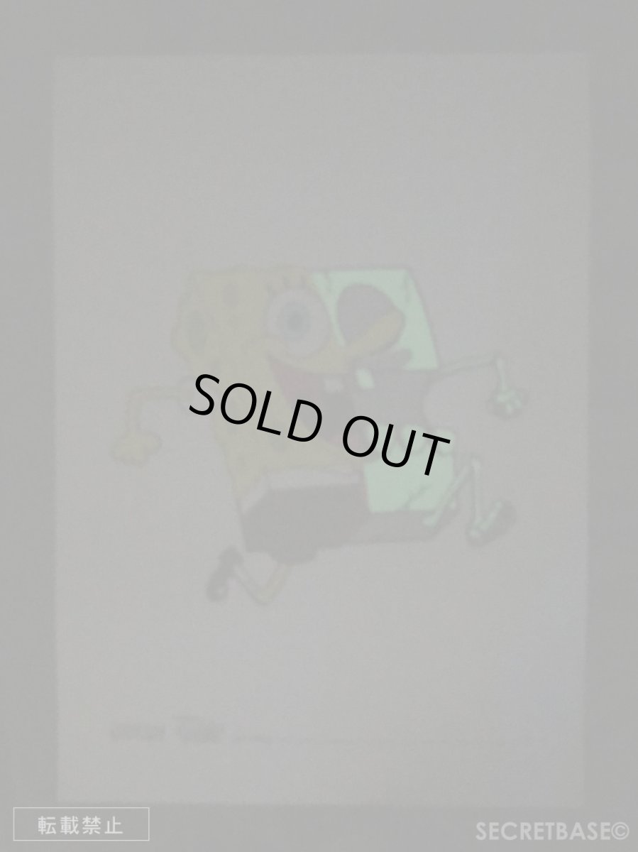 画像2: SECRETBASE X-RAY SPONGE BOB A2　SCREEN PRINTING POSTER G.I.D Ver. (420 x 594 mm / 16.5 x 23.4 in) (2)