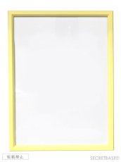 画像1: FRAME FOR A2 SIZED POSTER Yellow (420 x 594 mm / 16.5 x 23.4 in) (1)