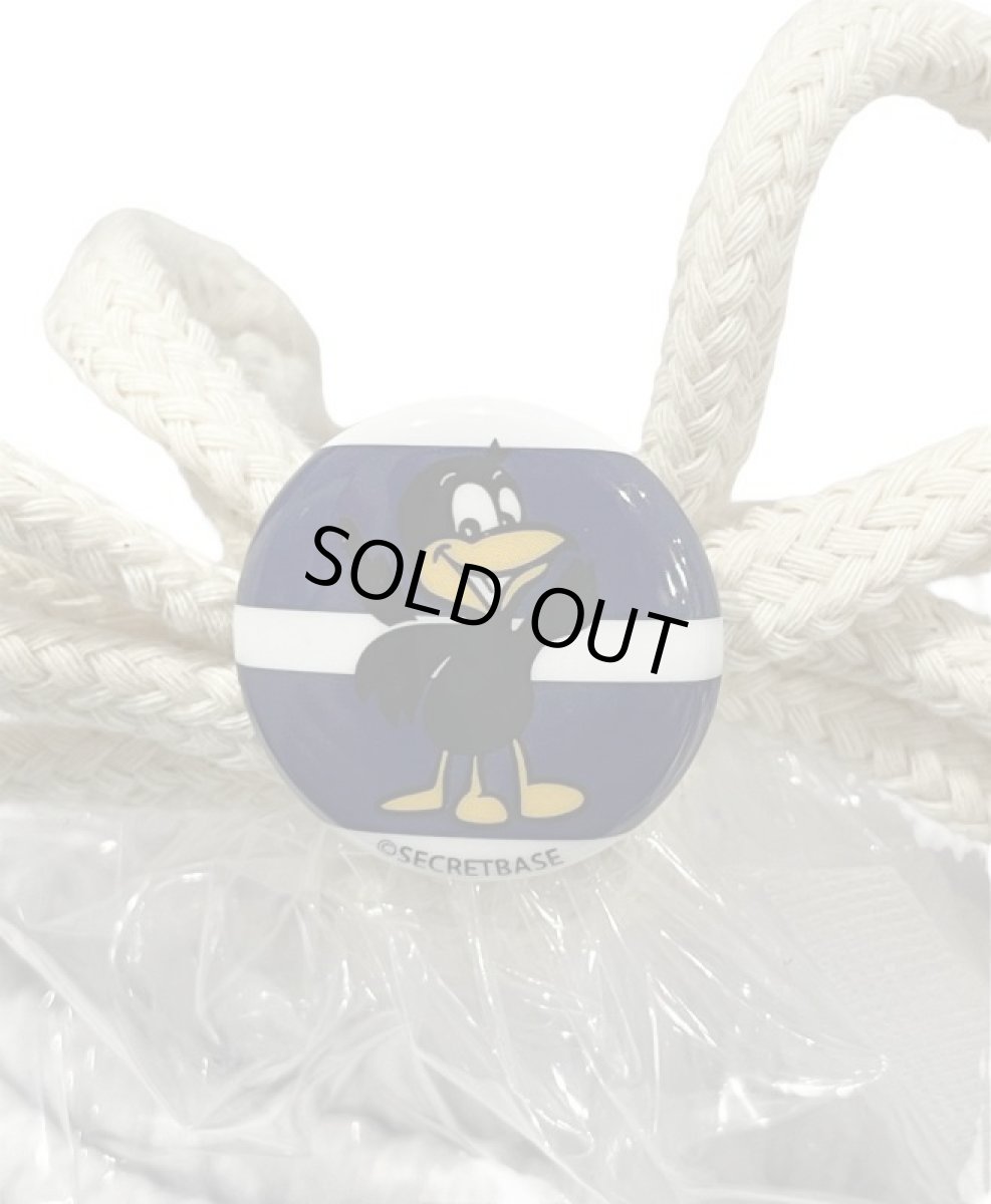 画像5: [FRUIT OF THE LOOM ] CUSTOM 八咫烏  SOCKS [LONG / Navy]  (5)