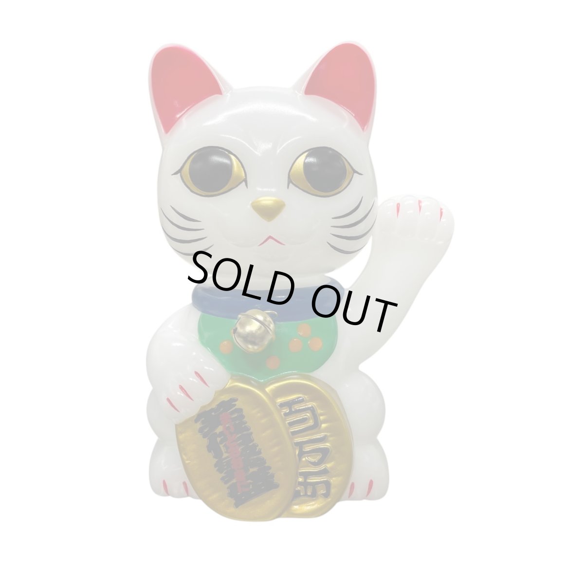 画像6: BOBBLING HEAD LUCKY CAT FULL COLOR MILKY WHITE Ver.[名入れサービス] (6)
