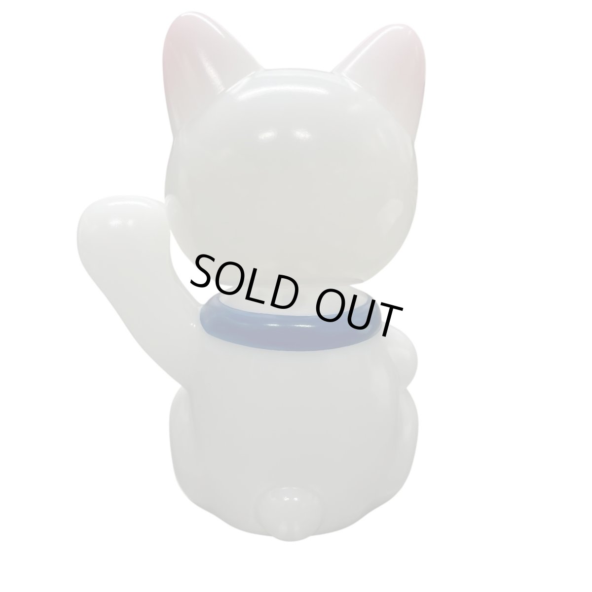 画像2: BOBBLING HEAD LUCKY CAT FULL COLOR MILKY WHITE Ver.[名入れサービス] (2)