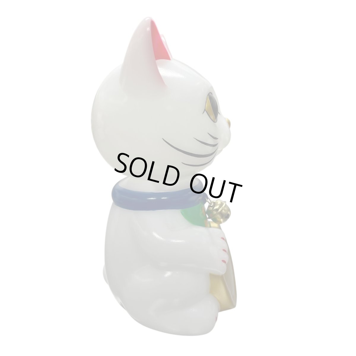 画像3: BOBBLING HEAD LUCKY CAT FULL COLOR MILKY WHITE Ver.[名入れサービス] (3)