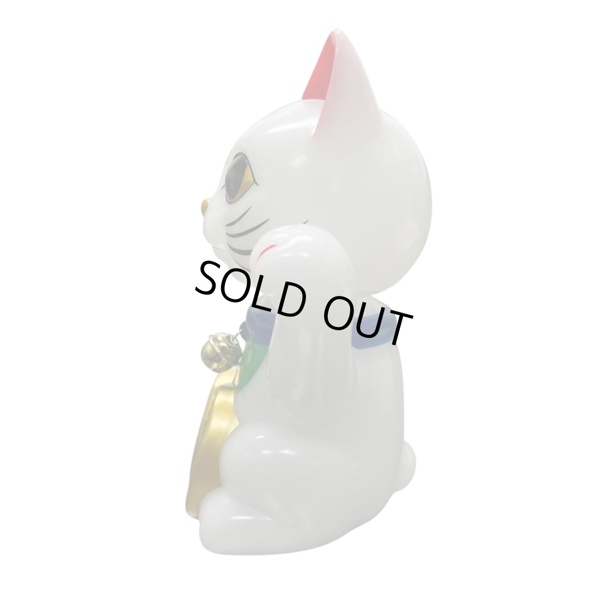 画像4: BOBBLING HEAD LUCKY CAT FULL COLOR MILKY WHITE Ver.[名入れサービス] (4)