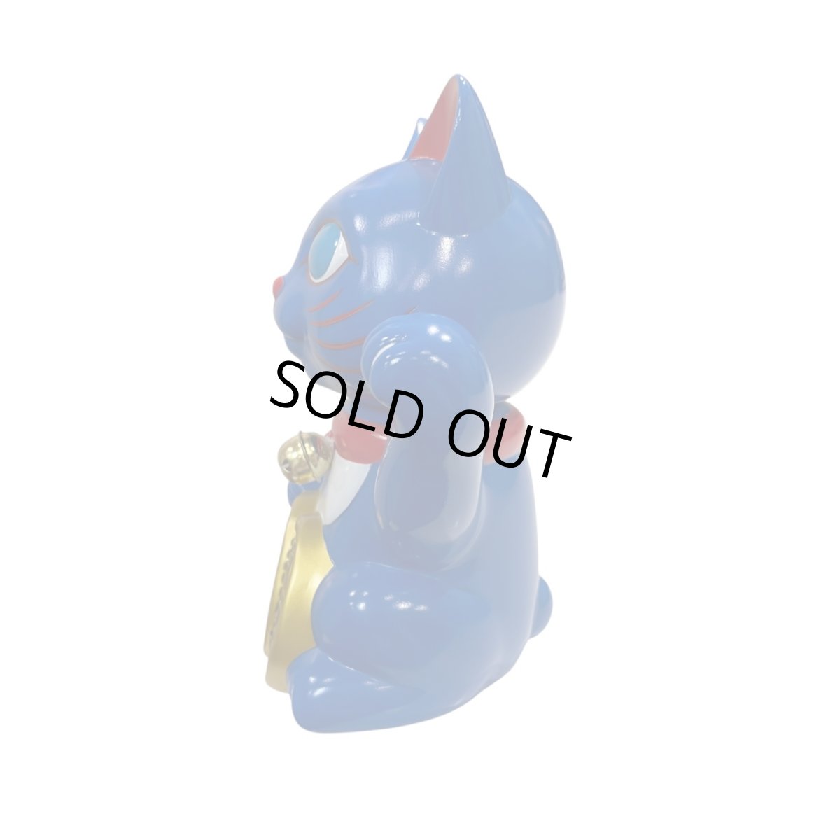 画像4: BOBBING HEAD LUCKY CAT FULL COLOR BLUE Ver.[名入れサービス] (4)