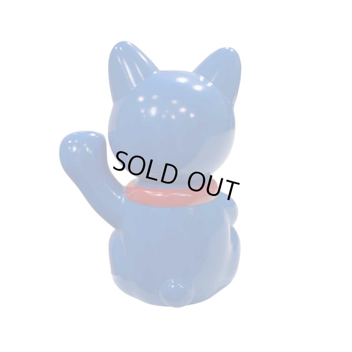 画像2: BOBBING HEAD LUCKY CAT FULL COLOR BLUE Ver.[名入れサービス] (2)