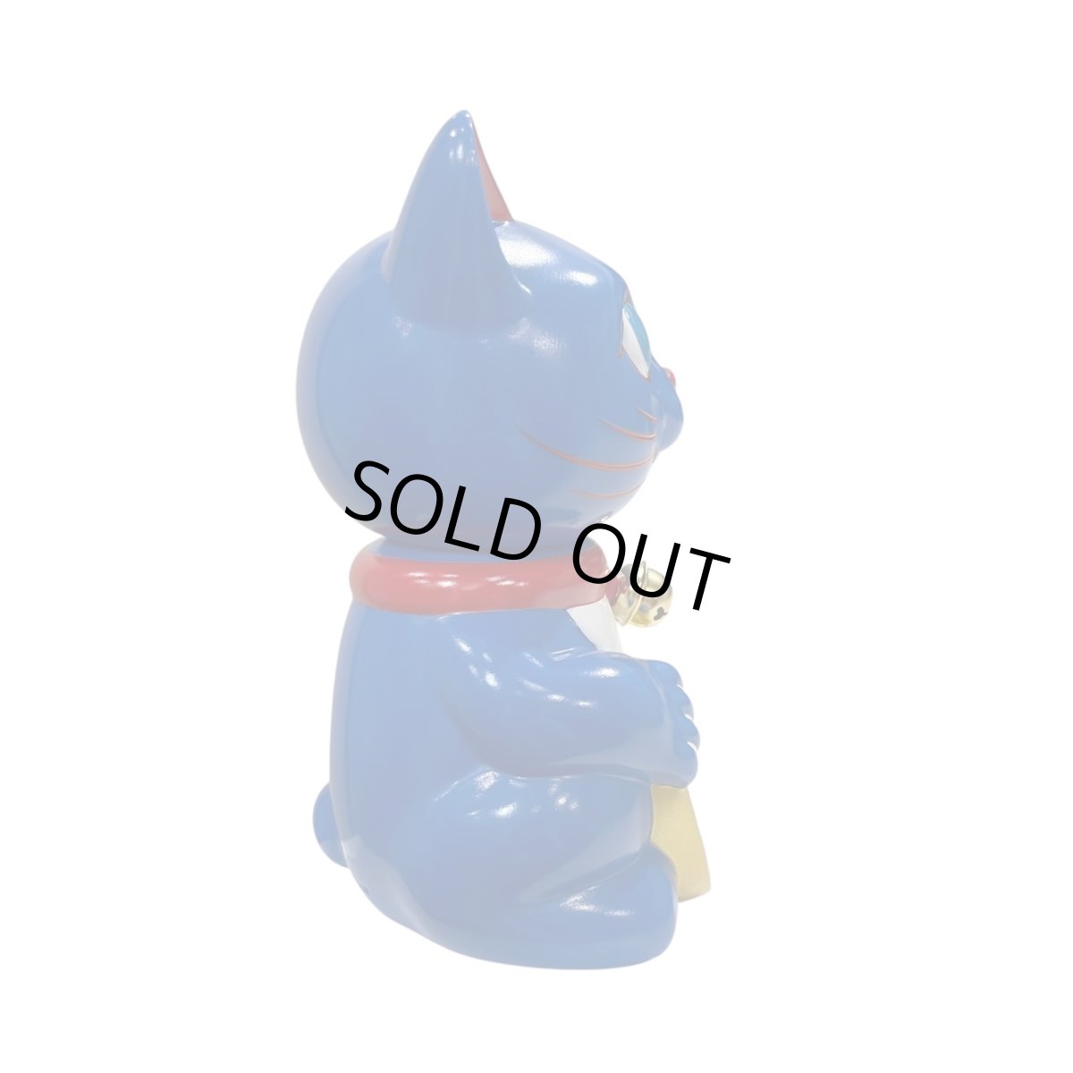 画像3: BOBBING HEAD LUCKY CAT FULL COLOR BLUE Ver.[名入れサービス] (3)