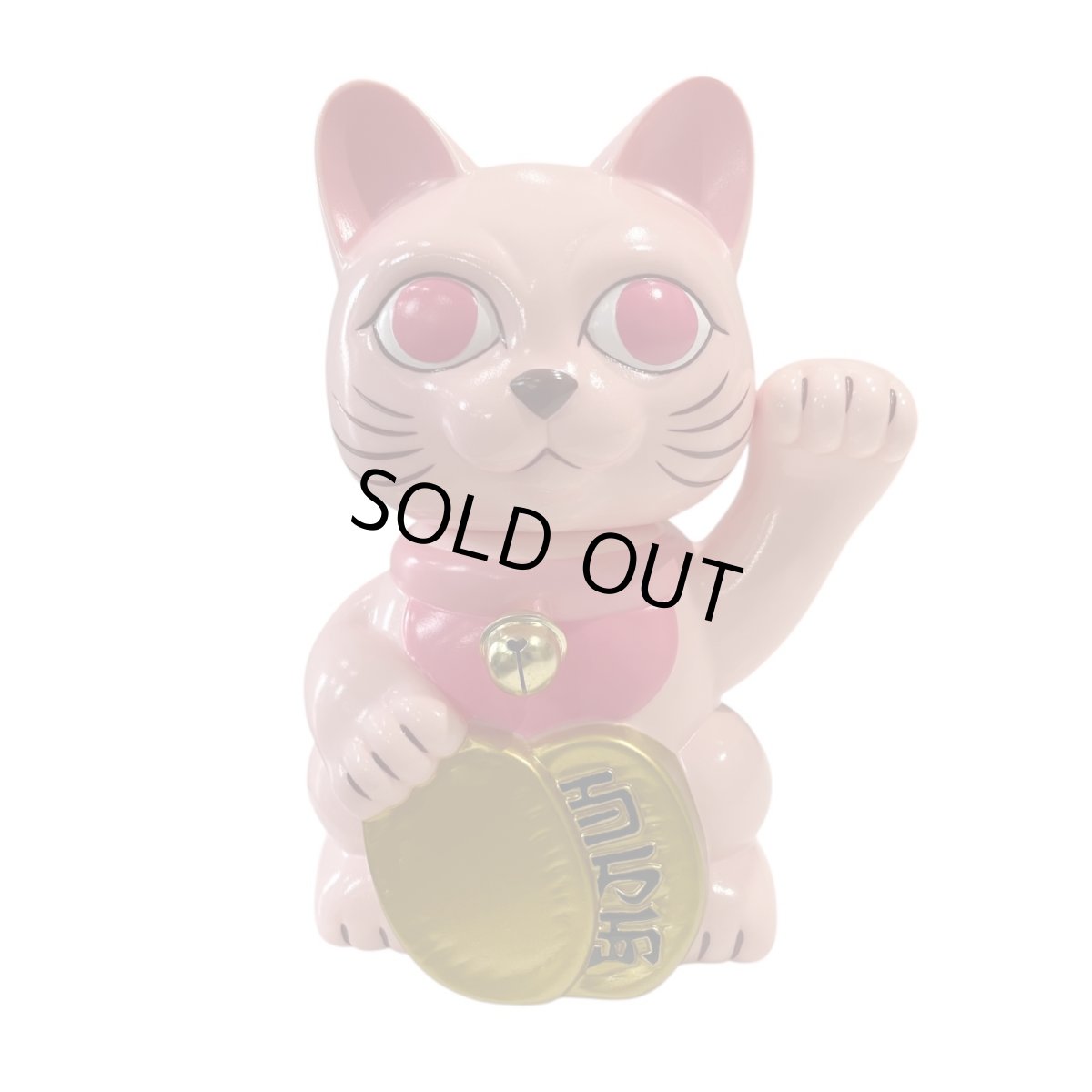 画像1: BOBBING HEAD LUCKY CAT FULL COLOR  Pink Blossoms Ver.[名入れサービス] (1)