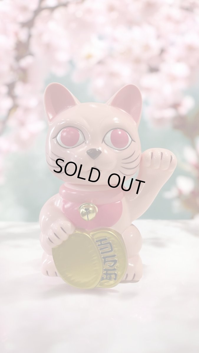画像3: BOBBING HEAD LUCKY CAT FULL COLOR  Pink Blossoms Ver.[名入れサービス] (3)