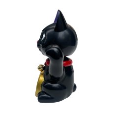画像4: BOBBING HEAD LUCKY CAT FULL COLOR Black Ver.[名入れサービス] (4)