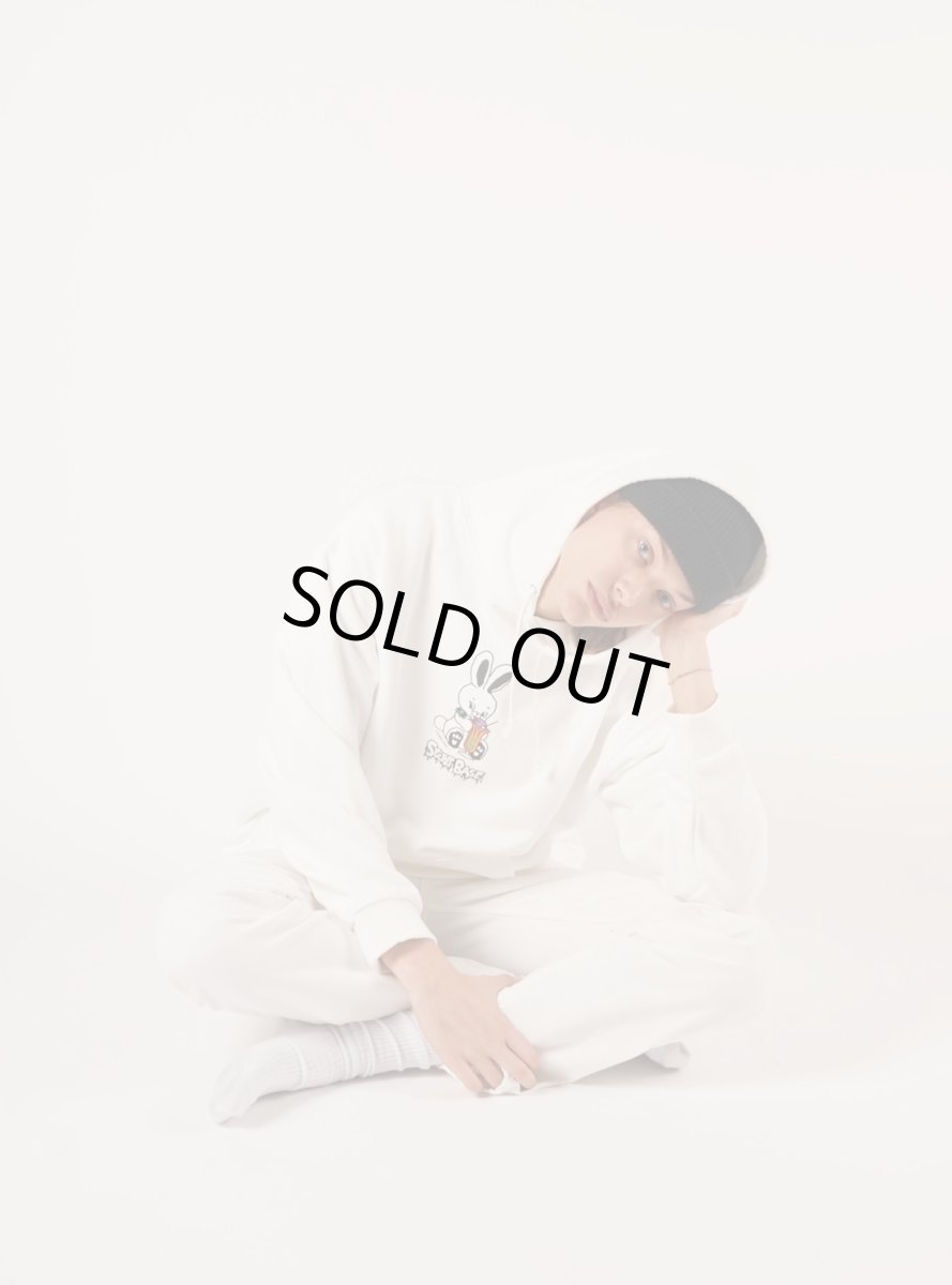 画像5: HONESTBOY×SECRET BASE×FRUIT OF THE LOOM Logo Rabbit Hoodie  WHITE (5)