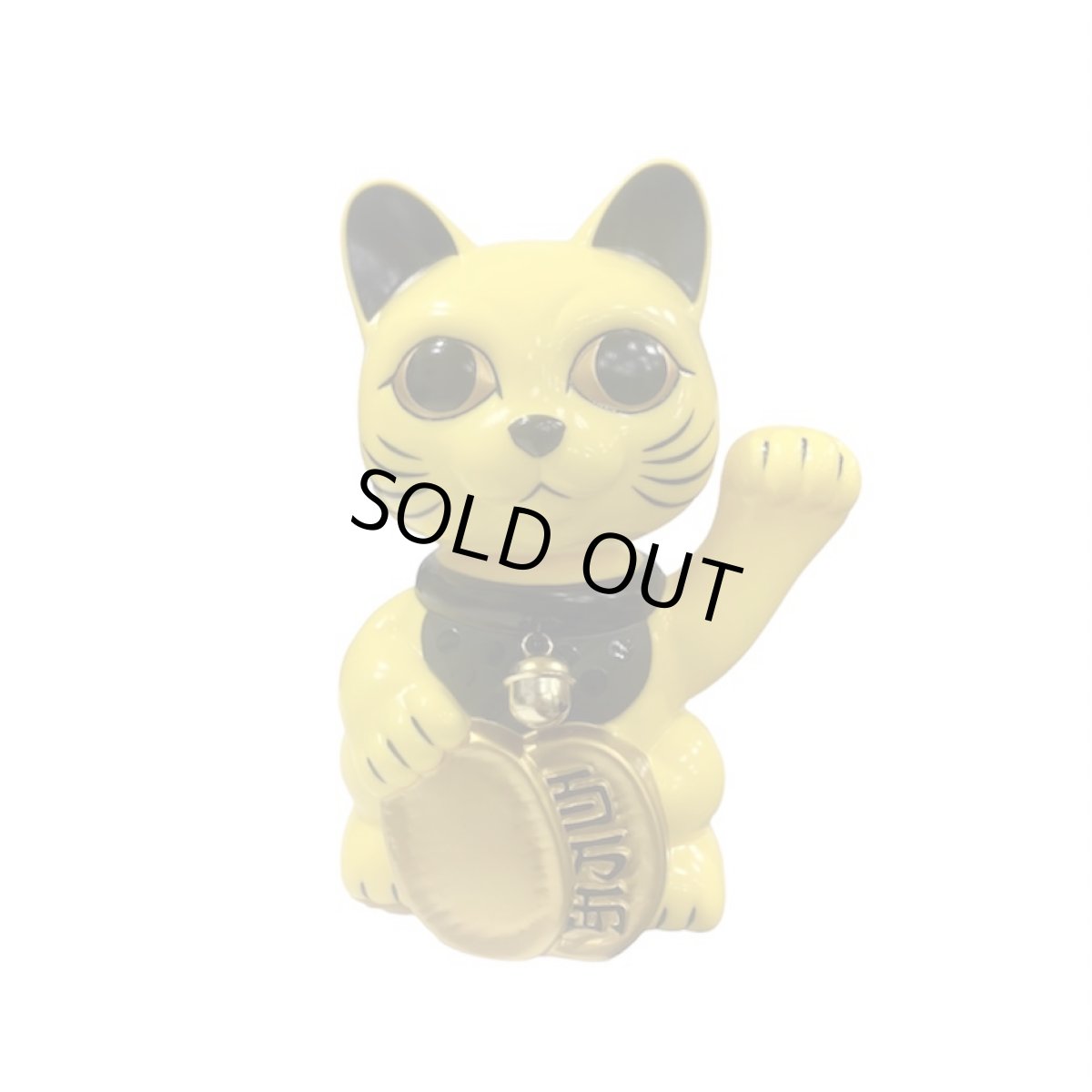 画像1: BOBBLING HEAD LUCKY CAT FULL COLOR YELLOW Ver.[名入れサービス] (1)