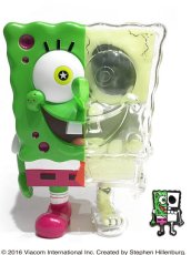 画像1: X-RAY SPONGE BOB PINS SET GREEN (1)