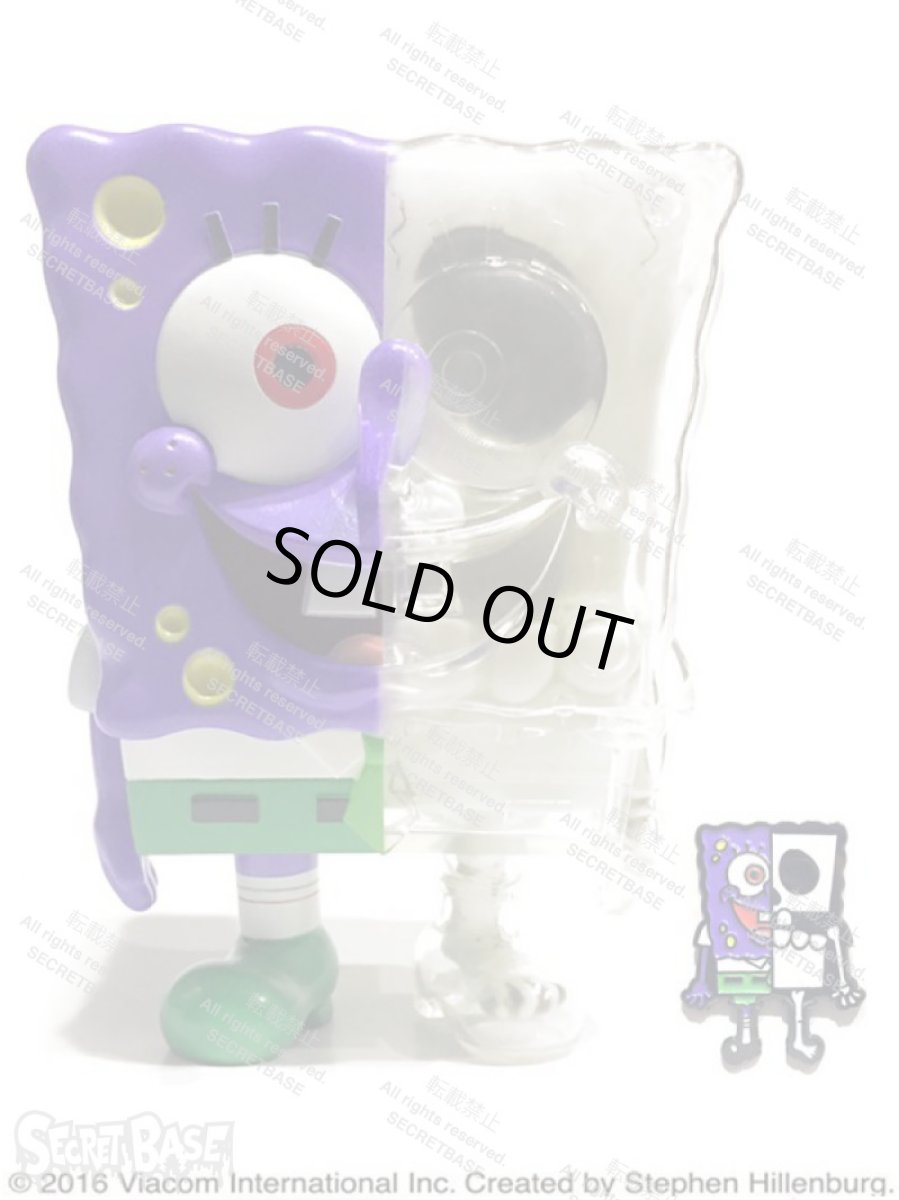 画像1: X-RAY SPONGE BOB PINS SET PURPLE (1)