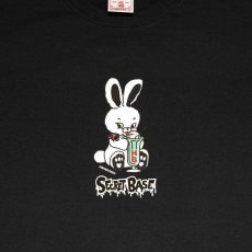 画像3: HONESTBOY×SECRET BASE×FRUIT OF THE LOOM Logo Rabbit SS Tee BLACK (3)