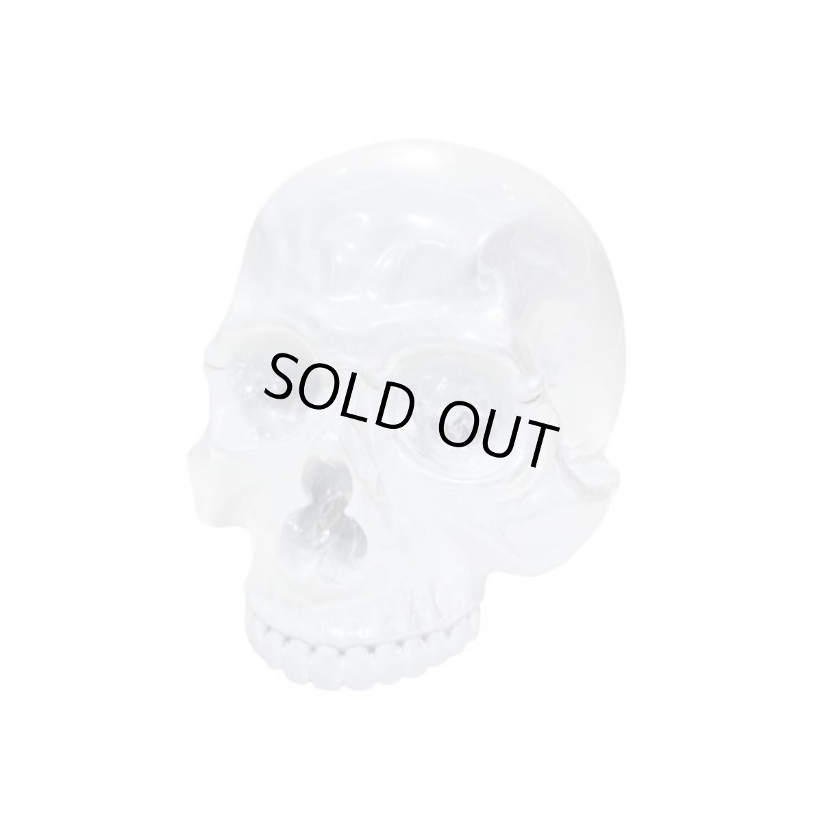 画像2: 1/1 SKULL HEAD CHROME White Ver.  (2)
