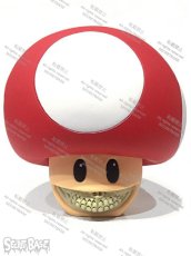 画像1: Mushroom Grin by Ron English RED (1)