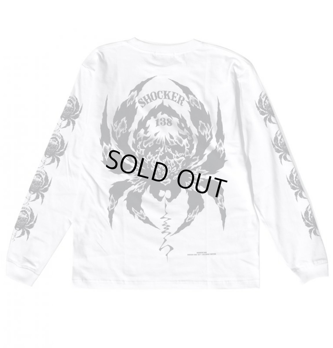 画像2: BALZAC x USUGROW SPIDER LONG TEE WHITE (2)