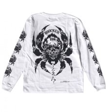 画像2: BALZAC x USUGROW SPIDER LONG TEE WHITE (2)