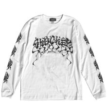 画像1: BALZAC x USUGROW SPIDER LONG TEE WHITE (1)