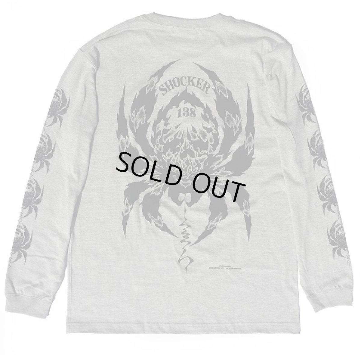 画像2: BALZAC x USUGROW SPIDER LONG TEE GRAY (2)