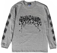 画像1: BALZAC x USUGROW SPIDER LONG TEE GRAY (1)