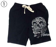 画像1: HANDMADE ZOMBIE SWEAT HALF PANTS (1)