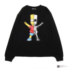 画像1: THE SIMPSONS x SECRET BASE x atmos BART X-RAY LS TEE BLACK (1)