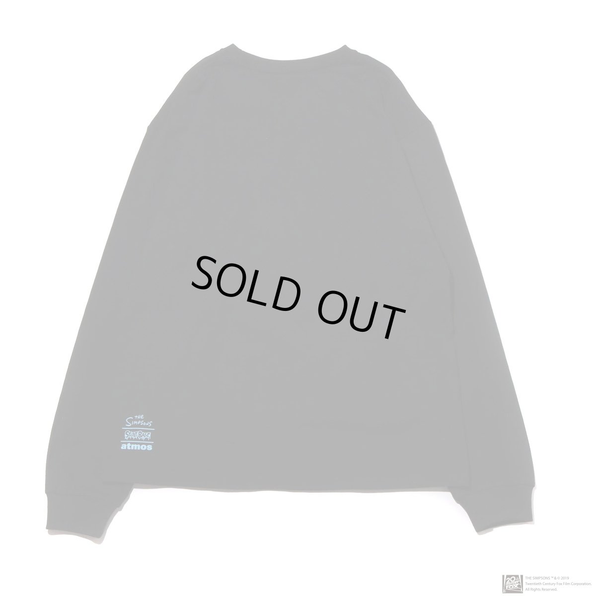 画像2: THE SIMPSONS x SECRET BASE x atmos BART X-RAY LS TEE BLACK (2)