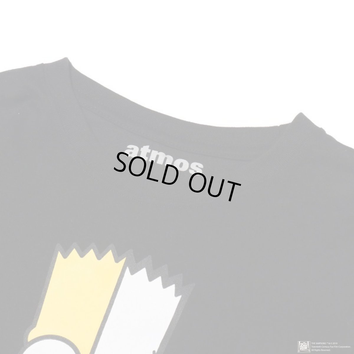 画像4: THE SIMPSONS x SECRET BASE x atmos BART X-RAY LS TEE BLACK (4)