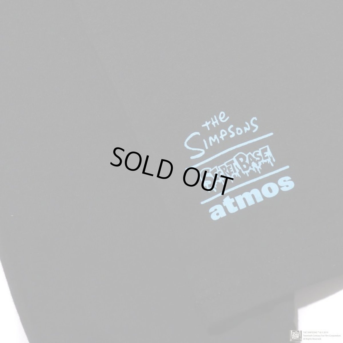 画像7: THE SIMPSONS x SECRET BASE x atmos BART X-RAY LS TEE BLACK (7)