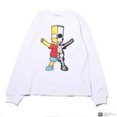 画像1: THE SIMPSONS x SECRET BASE x atmos BART X-RAY LS TEE WHITE (1)