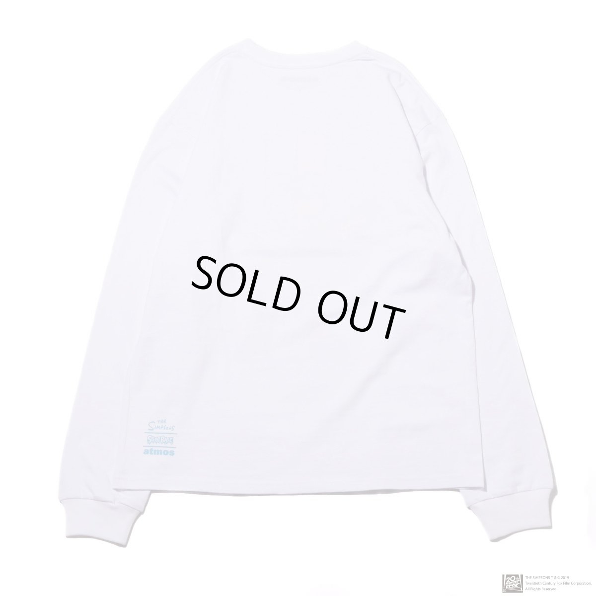 画像2: THE SIMPSONS x SECRET BASE x atmos BART X-RAY LS TEE WHITE (2)