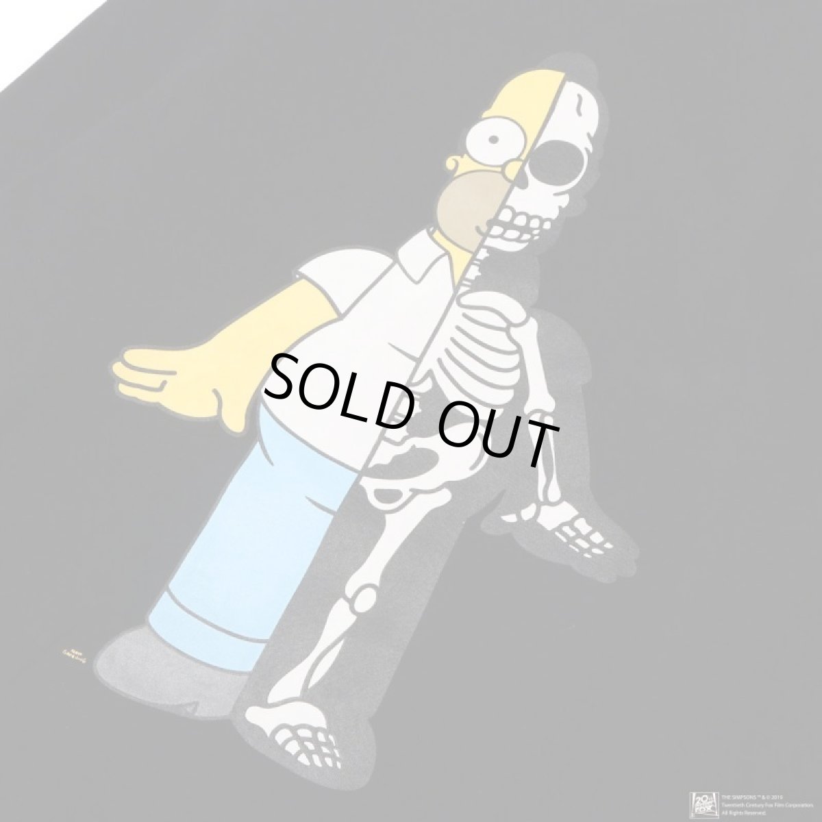 画像3: THE SIMPSONS x SECRET BASE x atmos HOMER X-RAY LS TEE BLACK (3)