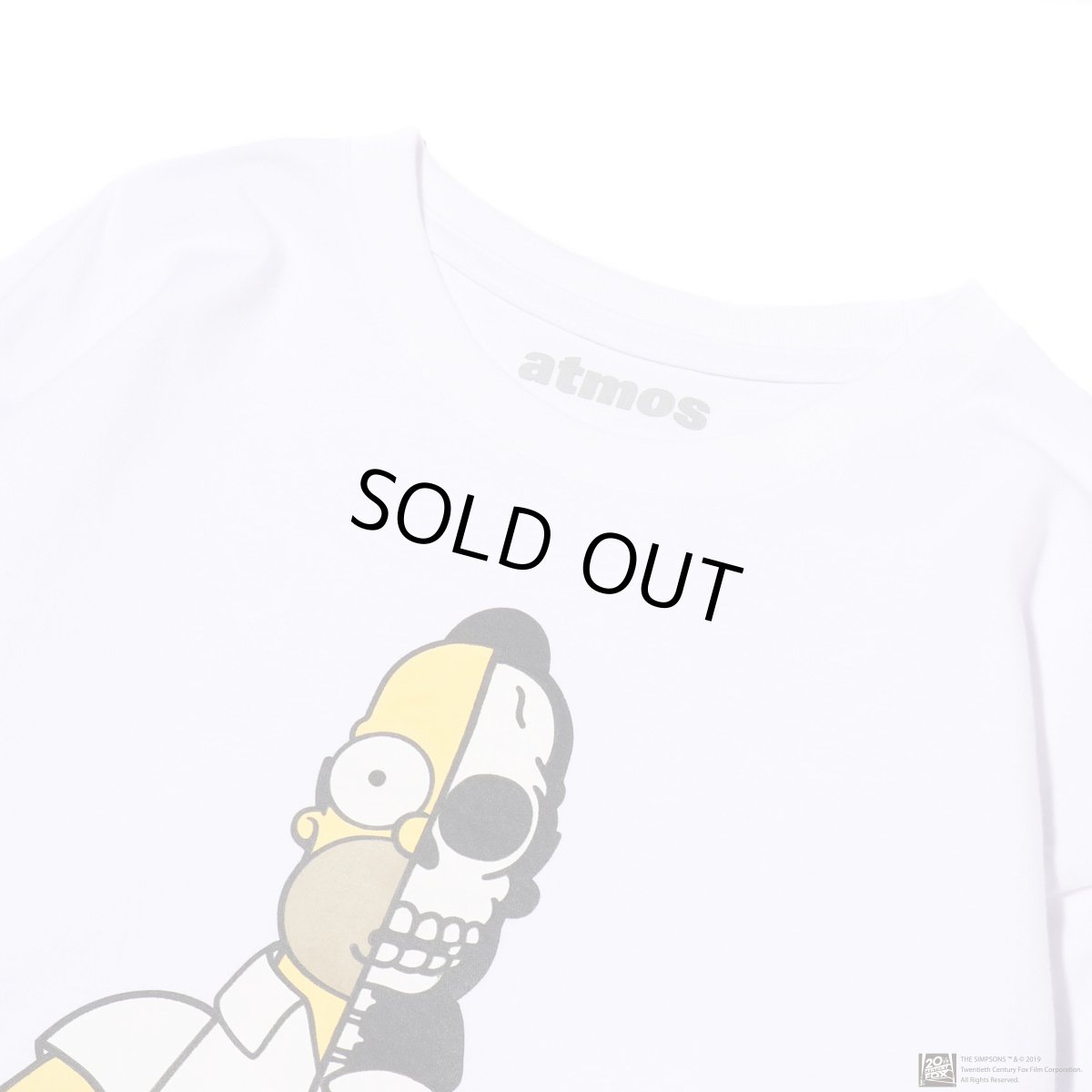 画像4: THE SIMPSONS x SECRET BASE x atmos HOMER X-RAY LS TEE WHITE (4)