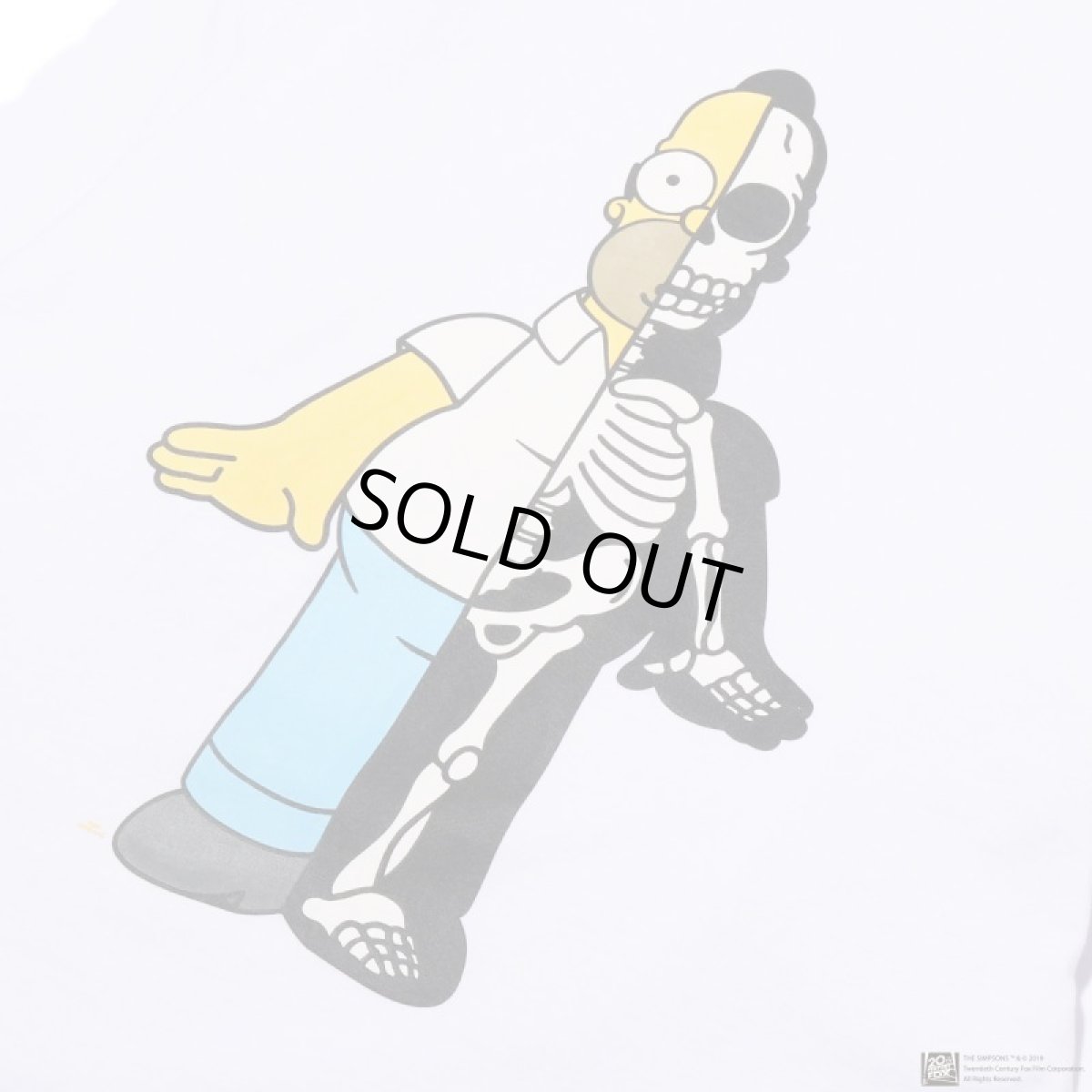 画像3: THE SIMPSONS x SECRET BASE x atmos HOMER X-RAY LS TEE WHITE (3)