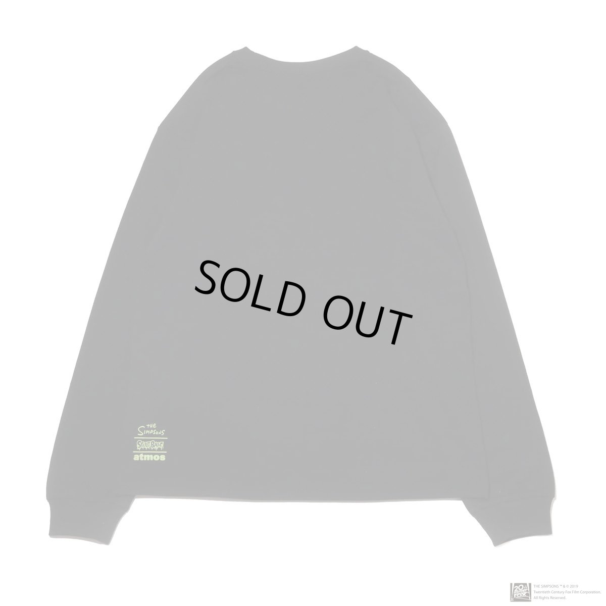 画像2: THE SIMPSONS x SECRET BASE x atmos KRUSTY X-RAY LS TEE BLACK (2)