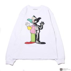 画像1: THE SIMPSONS x SECRET BASE x atmos KRUSTY X-RAY LS TEE WHITE (1)