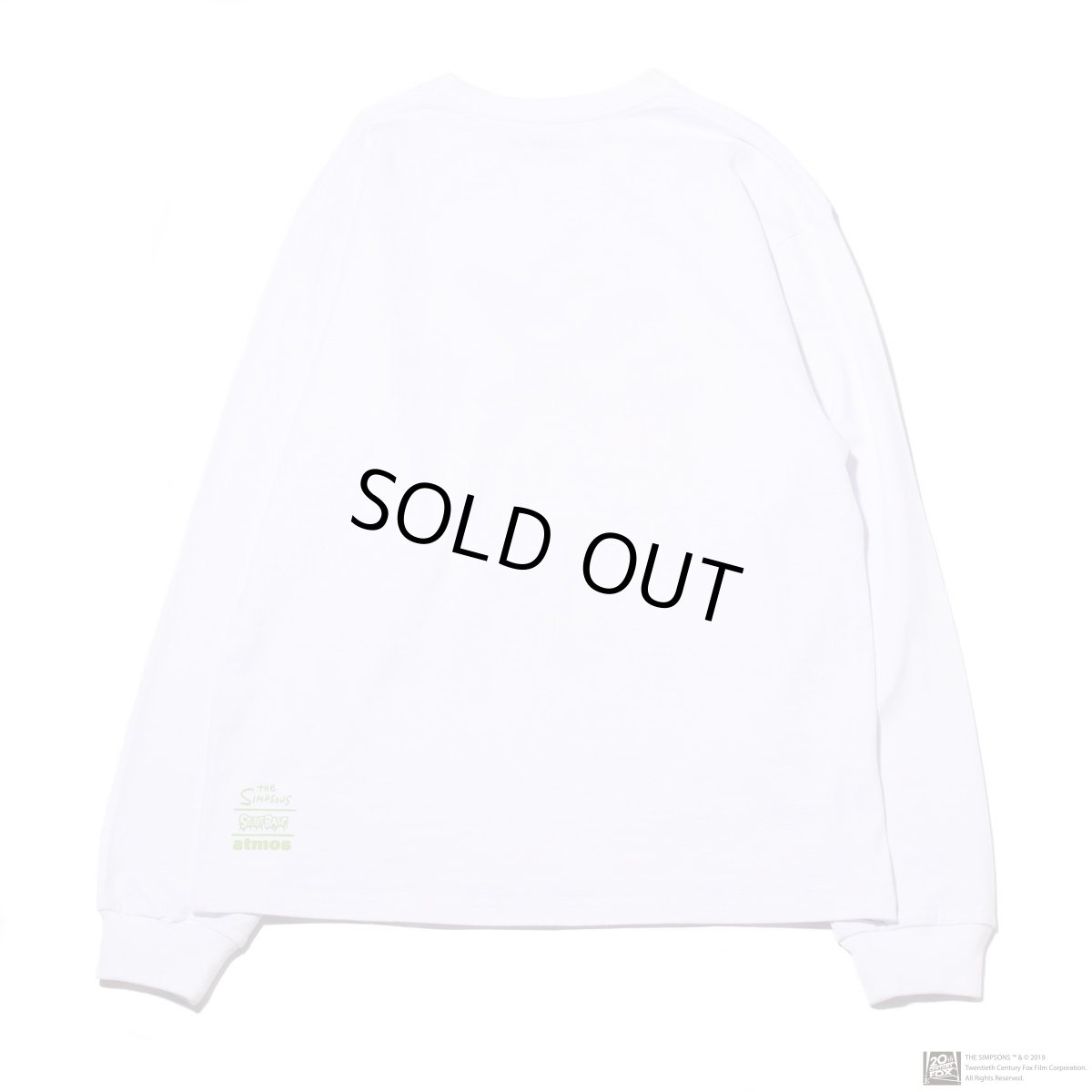画像2: THE SIMPSONS x SECRET BASE x atmos KRUSTY X-RAY LS TEE WHITE (2)