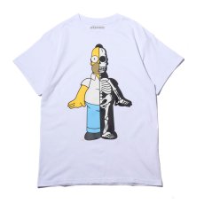 画像1: THE SIMPSONS x SECRET BASE x atmos HOMER X-RAY  TEE WHITE (1)