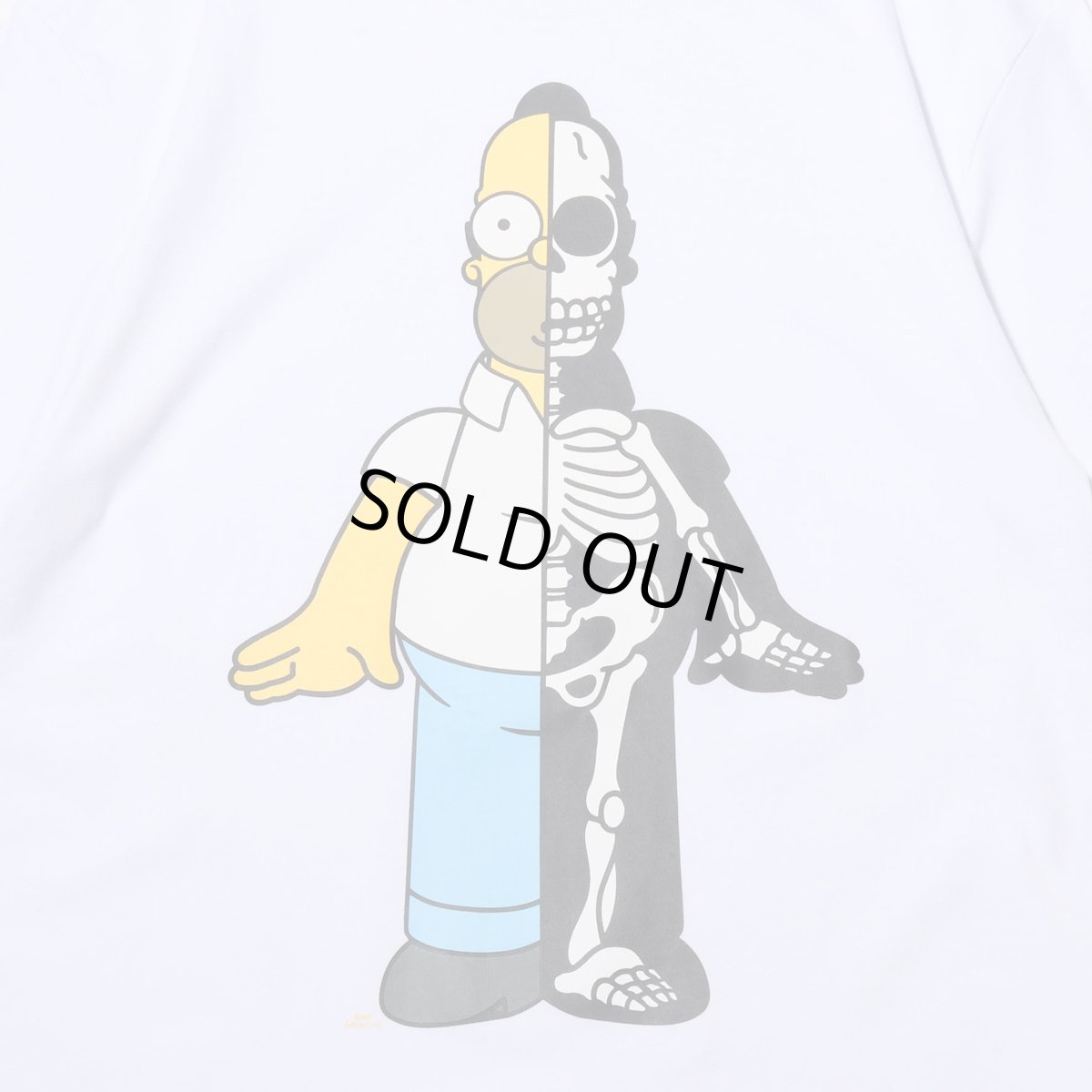 画像2: THE SIMPSONS x SECRET BASE x atmos HOMER X-RAY  TEE WHITE (2)