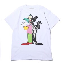 画像1: THE SIMPSONS x SECRET BASE x atmos KRUSTY X-RAY  TEE WHITE (1)