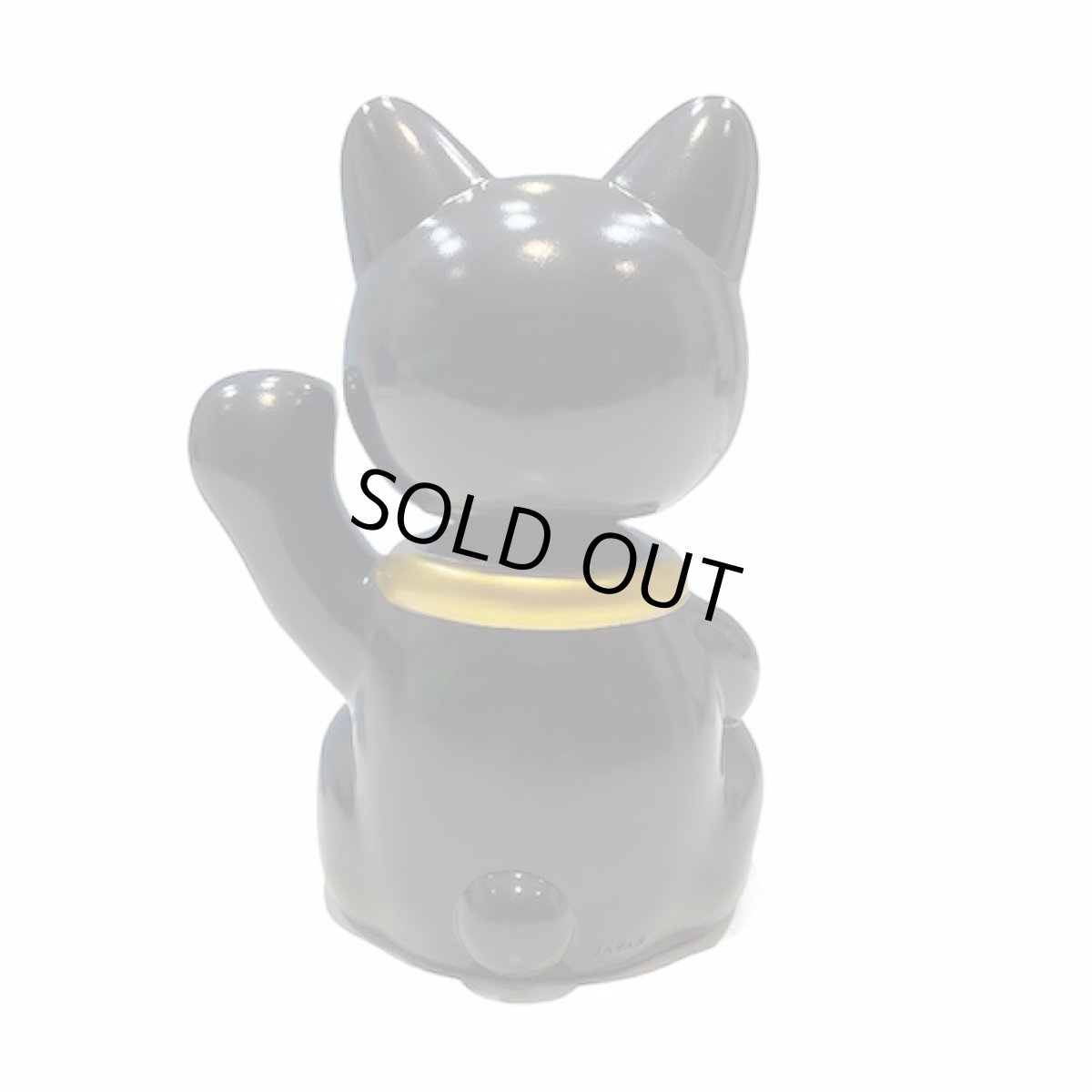 画像2: BOBBLING HEAD LUCKY CAT FULL COLOR BLACK x BLUE Ver.[名入れサービス] (2)