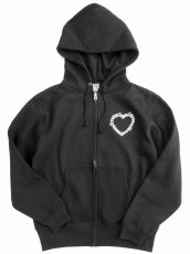 画像2: HASADHU O/C ZIP HOODIE BLACK (2)