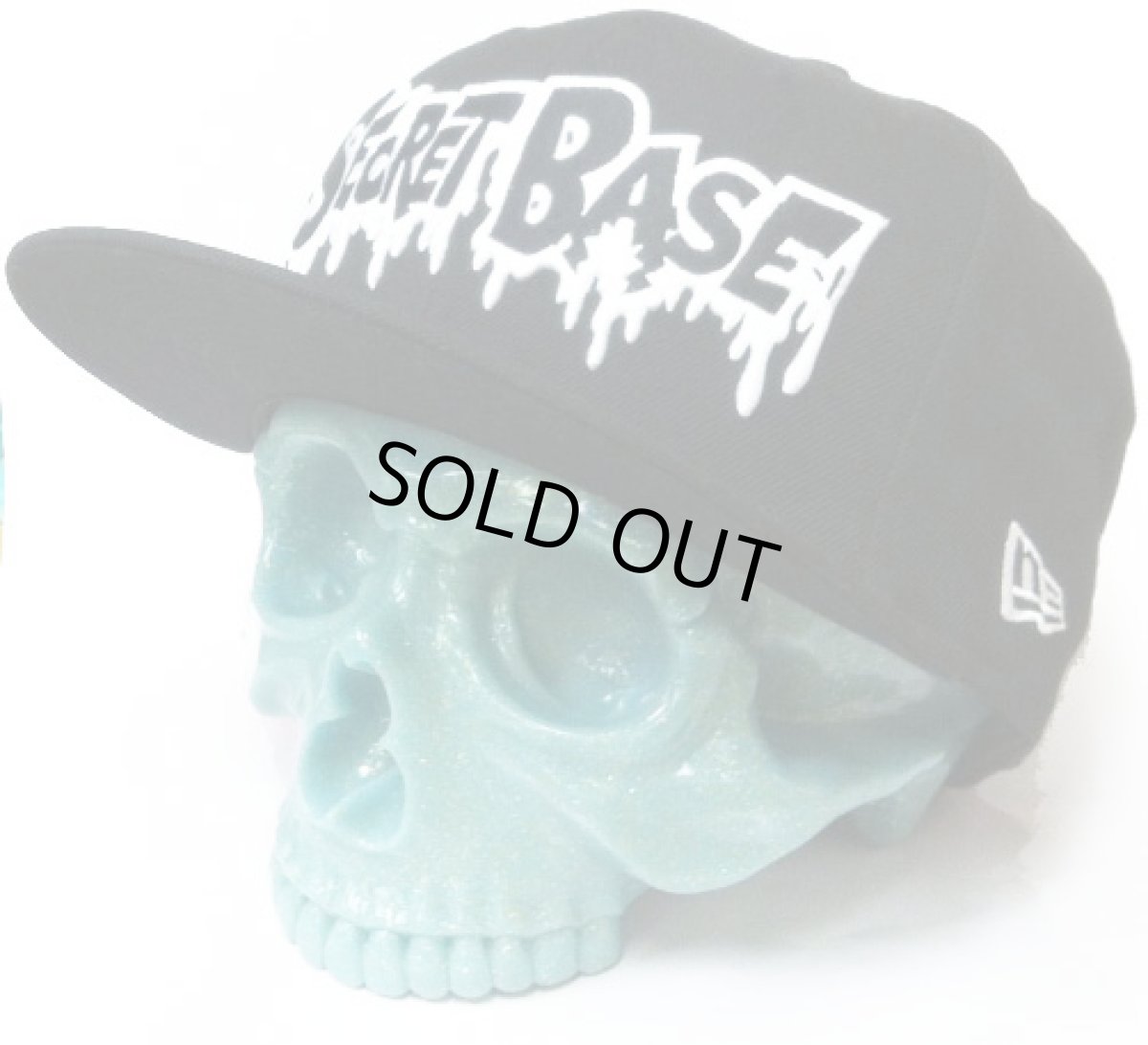 画像1: 1/1 SKULL HEAD & New Era? 9FIFTY? GREEN RAME SET (G.I.D.) (1)